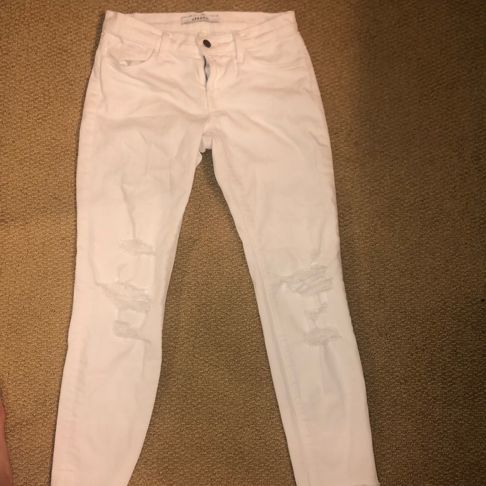 White Ripped Jeans